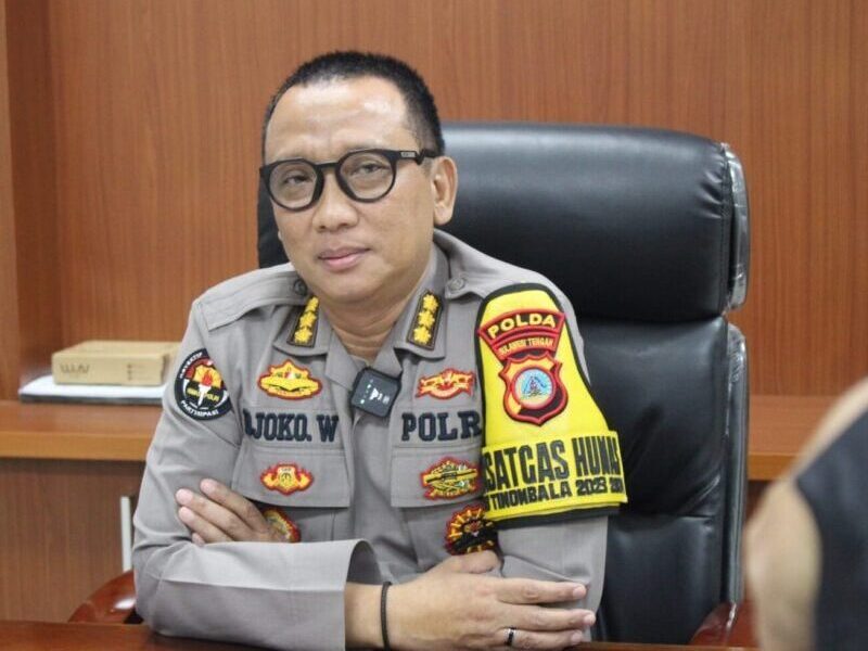 Kabidhumas Polda Sulteng Kombes Pol. Djoko Wienartono.